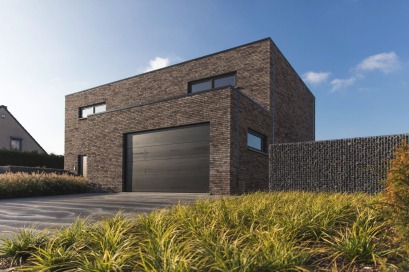 moderne woning houtskeletbouw gevel