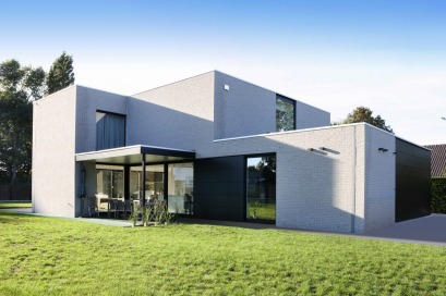 Moderne realisatie in houtskeletbouw 