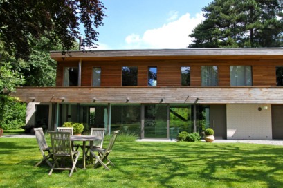 Dewaele houtskeletbouw - moderne realisatie in Croix