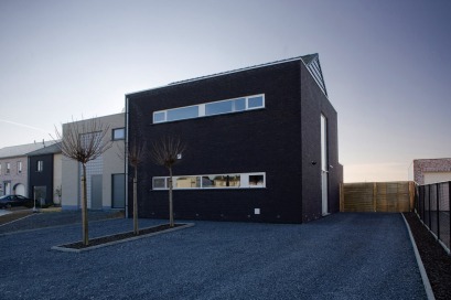 Moderne houtskeletbouw woning