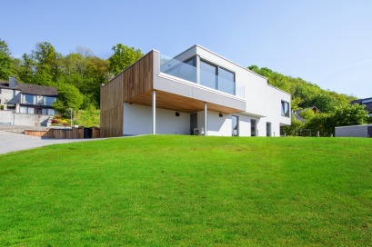 Dewaele Construction – habitation inversée à Yvoir.