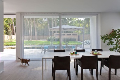 Morderne open bebouwing woonkamer