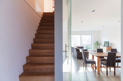 Moderne open bebouwing woonkamer