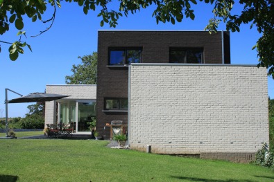 Moderne houtskeletbouw woning