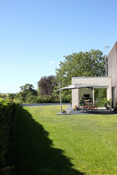 Moderne houtskeletbouw woning