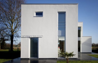 Dewaele houtskeletbouw - moderne realisatie in Ieper