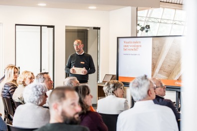 Presentatie infoavond houtskeletbouw Dewaele Woningbouw