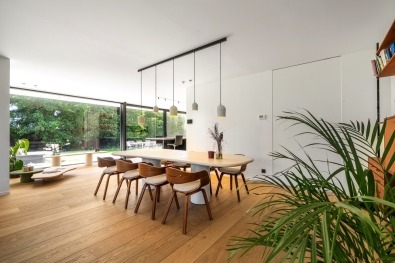 Moderne woning houtskeletbouw