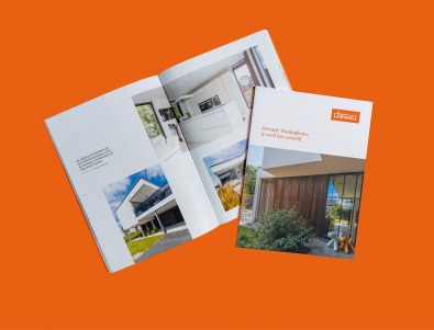 Dewaele inspiratiegids voor houtskeletbouw.