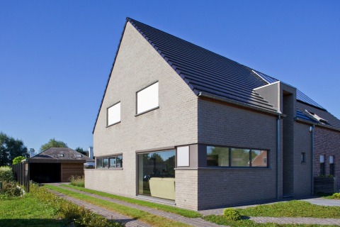 Tijdloze halfopen bebouwing in houtskeletbouw