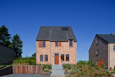 Landelijke houtskeletbouw woning