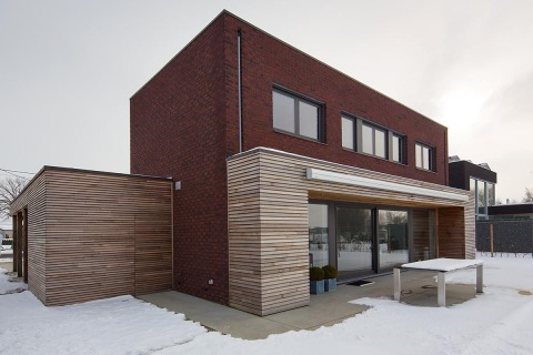 Dewaele houtskeletbouw - moderne realisate in Gits