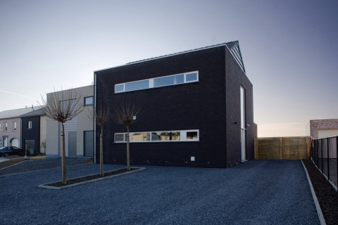 Moderne houtskeletbouw woning