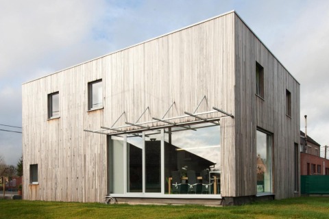 Dewaele houtskeletbouw - moderne realisatie in Haaltert