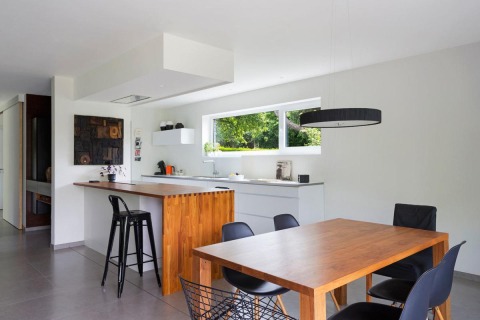Dewaele houtskelebouw - moderne realisatie in Loveral