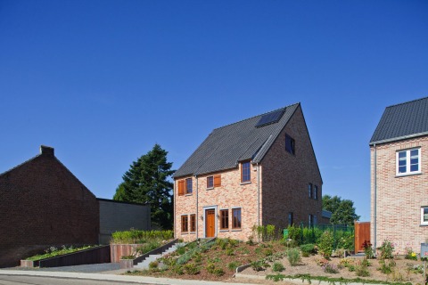 Landelijke houtskeletbouw woning