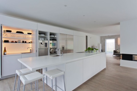 Morderne open bebouwing keuken