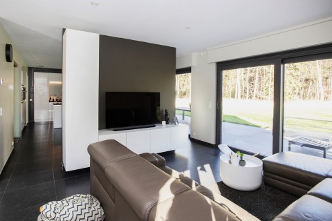 houtskeletbouw willems - brasschaat - woonkamer