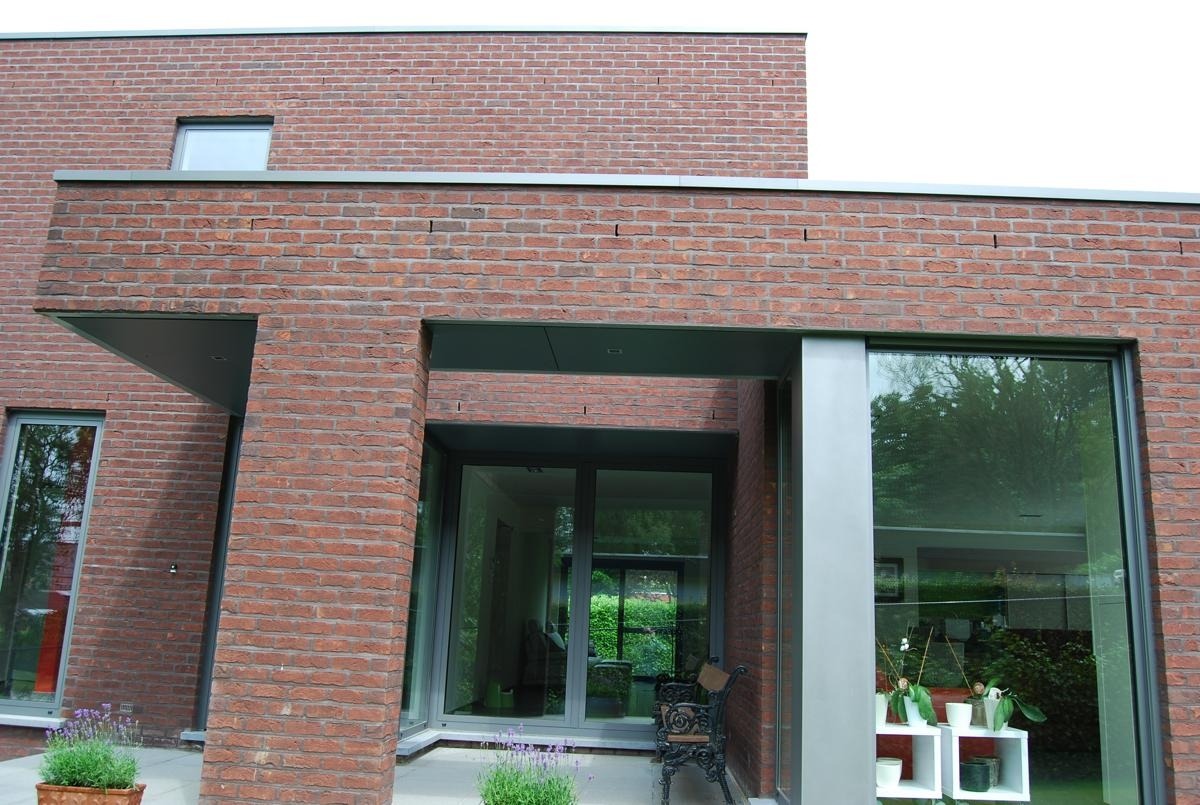 Dewaele ossature bois - réalisation moderne à Steendorp